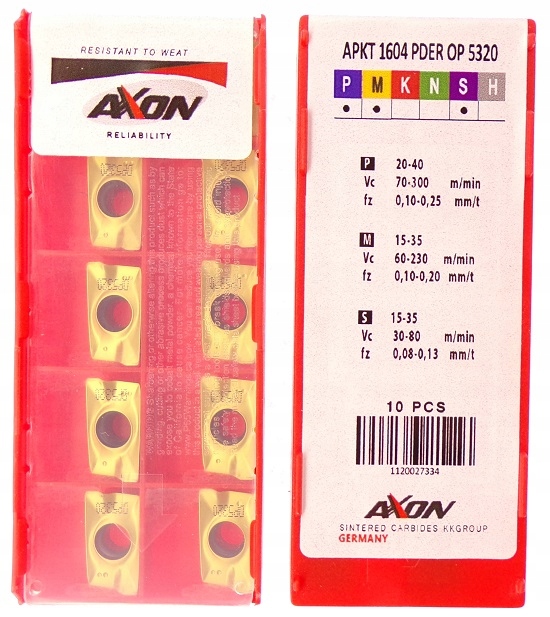 PŁYTKA PŁYTKI APKT 1604PDER OP 5320 STAL INOX Kod producenta APKT1604PDER-OP5320