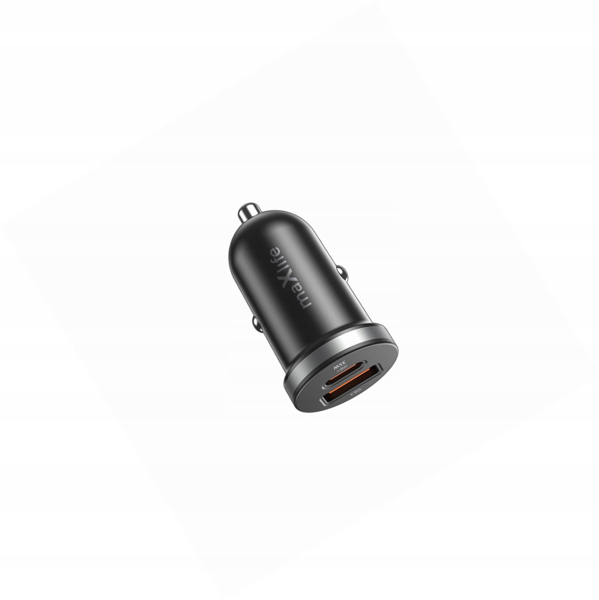 Szybka ładowarka samochodowa 35W 2 wejścia Usb-a Usb-c do Realme 12 Pro