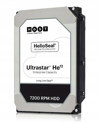 Wd Ultrastar DC HC520 12TB 3.5 Hdd Sata 512E Se 7200RPM Helium 0F30146/HUH7