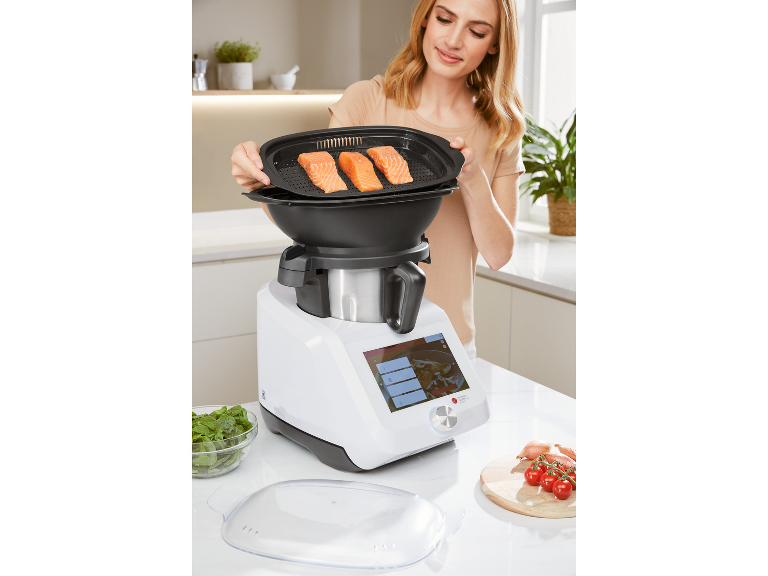 NAJNOWSZY ROBOT MONSIEUR CUISINE SMART 8 1200W LIDLOMIX WIFI DYSTRYBUCJA PL Cechy dodatkowe SMART