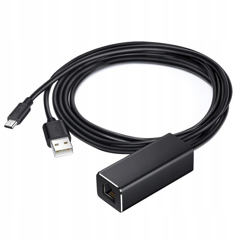 ADAPTER USB 2.0 NA ETHERNET RJ45 LAN DO FIRE TV 4K STICK