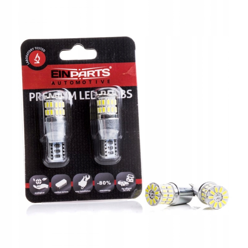 

Mocna Zarówka Postojowa T10 W5W 38SMD Canbus 6000K