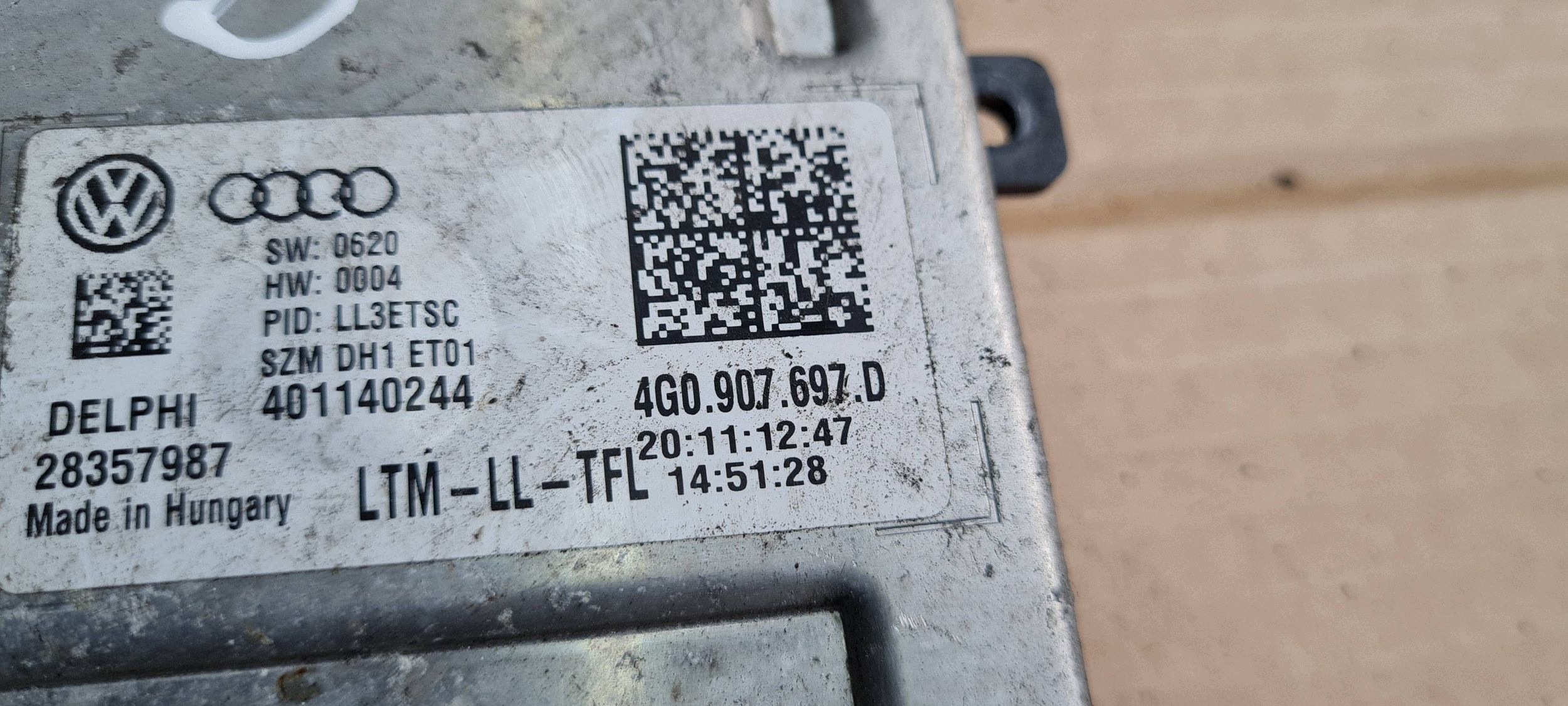 Q5 8R LIFT module control unit control unit LED 4G0907697D A4 B8 A5 8T A6 C7 4G