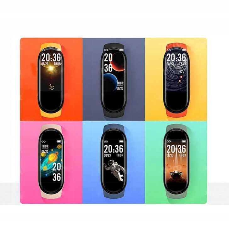 SMARTBAND M6-BLACK OPASKA SPORTOWA PULSOMETR KROK Kod producenta M6