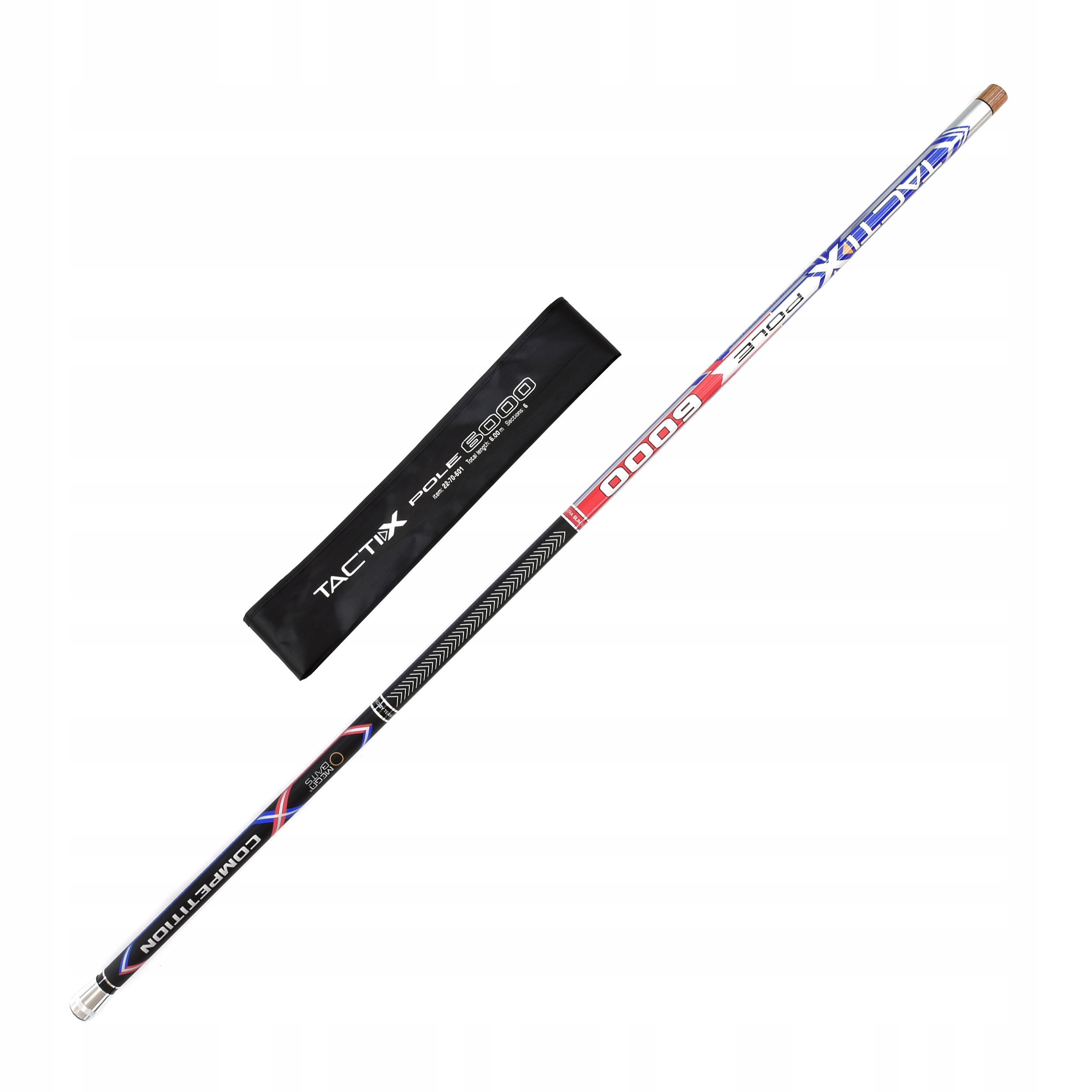 Wędka bat teleskopowa Dragon MegaBAITS Tactix Pole 6.00m szybka akcja