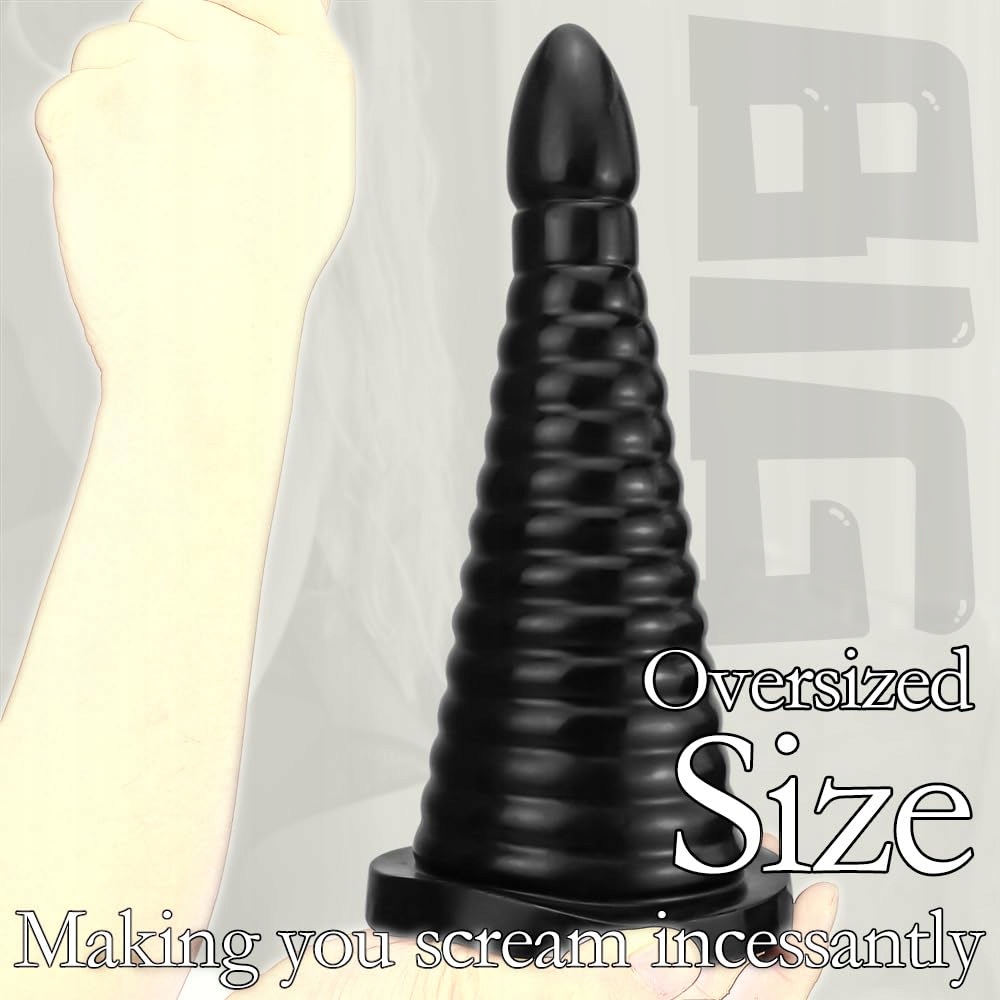 LMGOC Duży Dildo Pagoda 25cm Z Silnym Przyssawką Analny Masażer Prostaty — miniatura 6