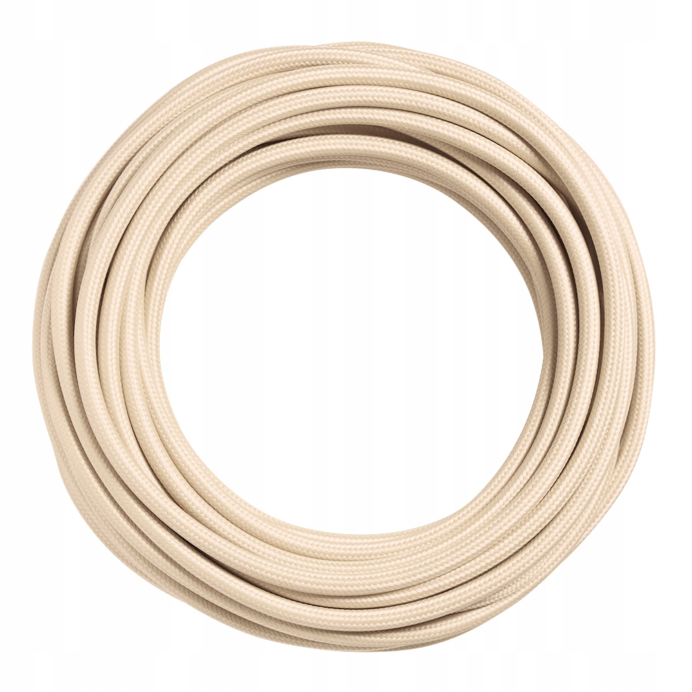 

Przewód w oplocie kabel 3x0,75 Ecru 1m