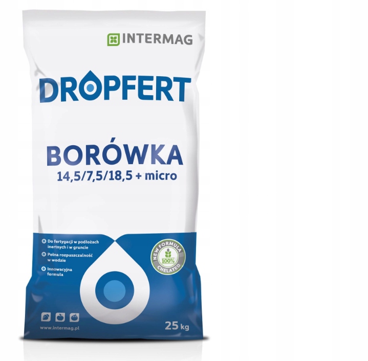 

Dropfert Borówka 25KG nawóz do fertygacji borówki