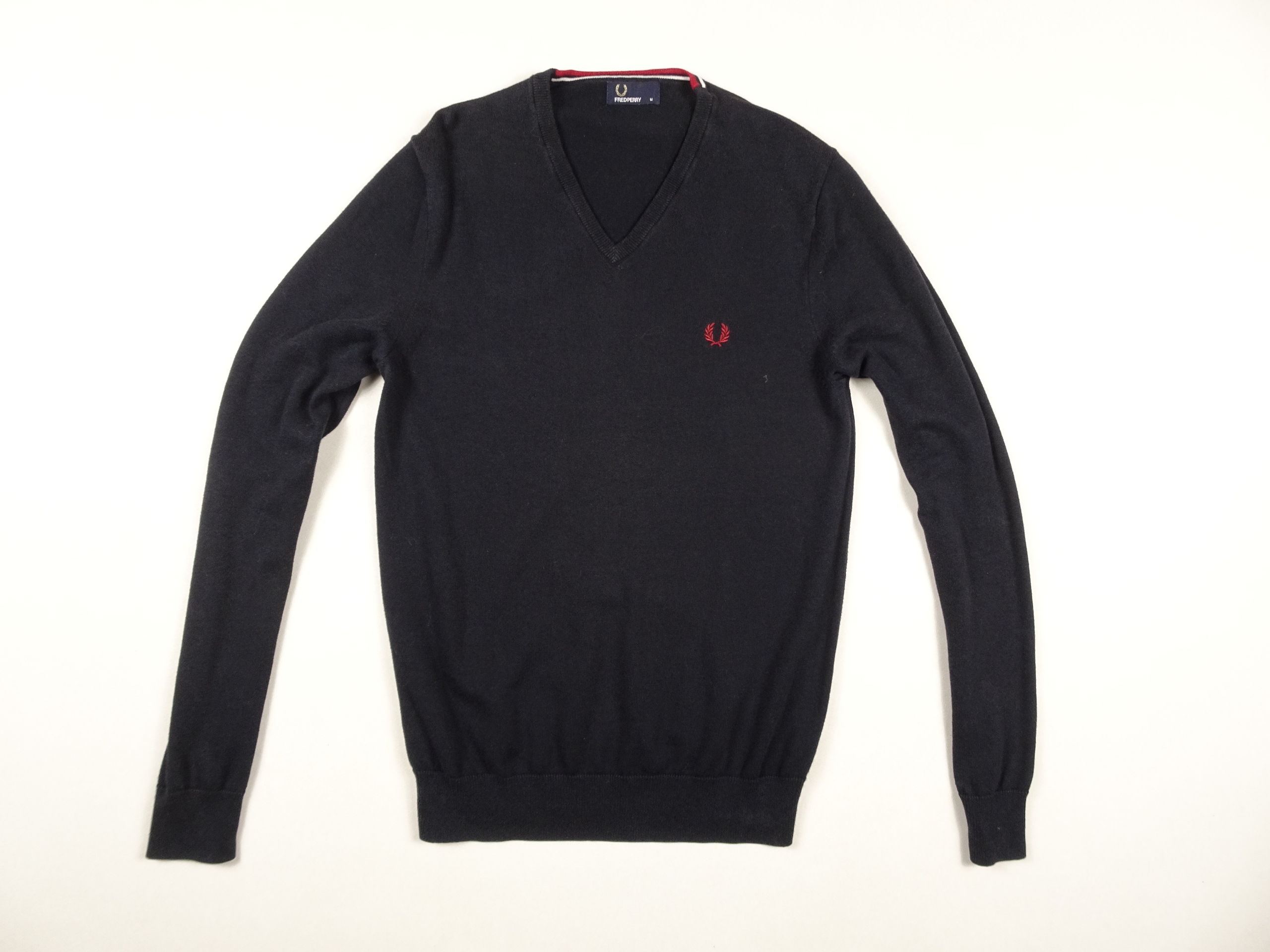 Fred Perry Sveter Merino Wool Vlna M