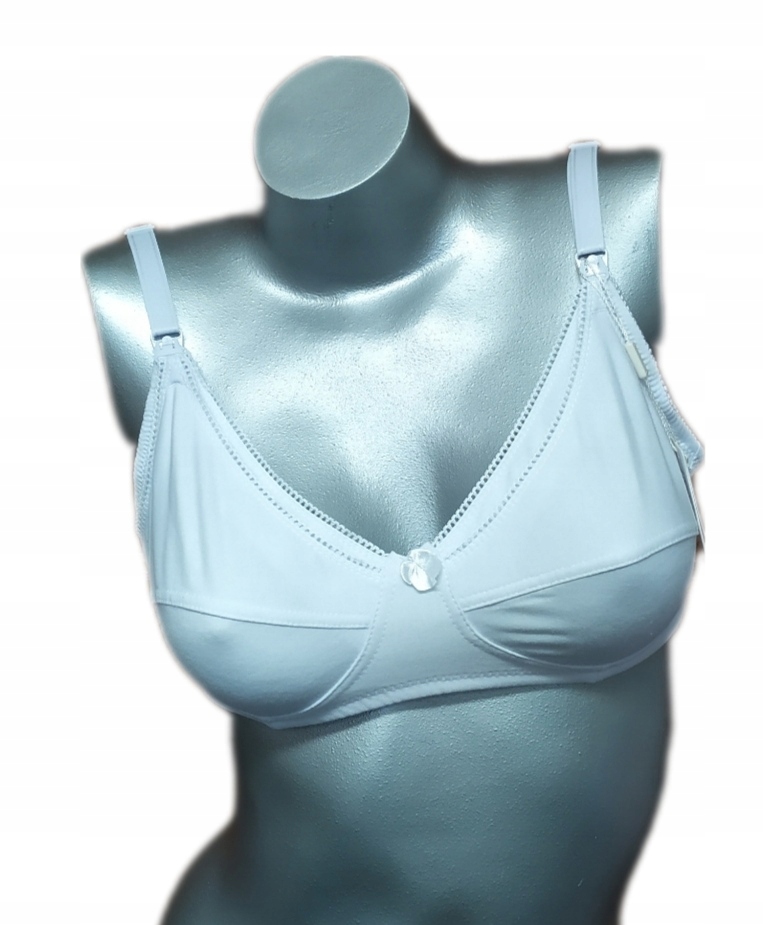 Biustonosz do karmienia 90D biały bawełniany Rozmiar 90D