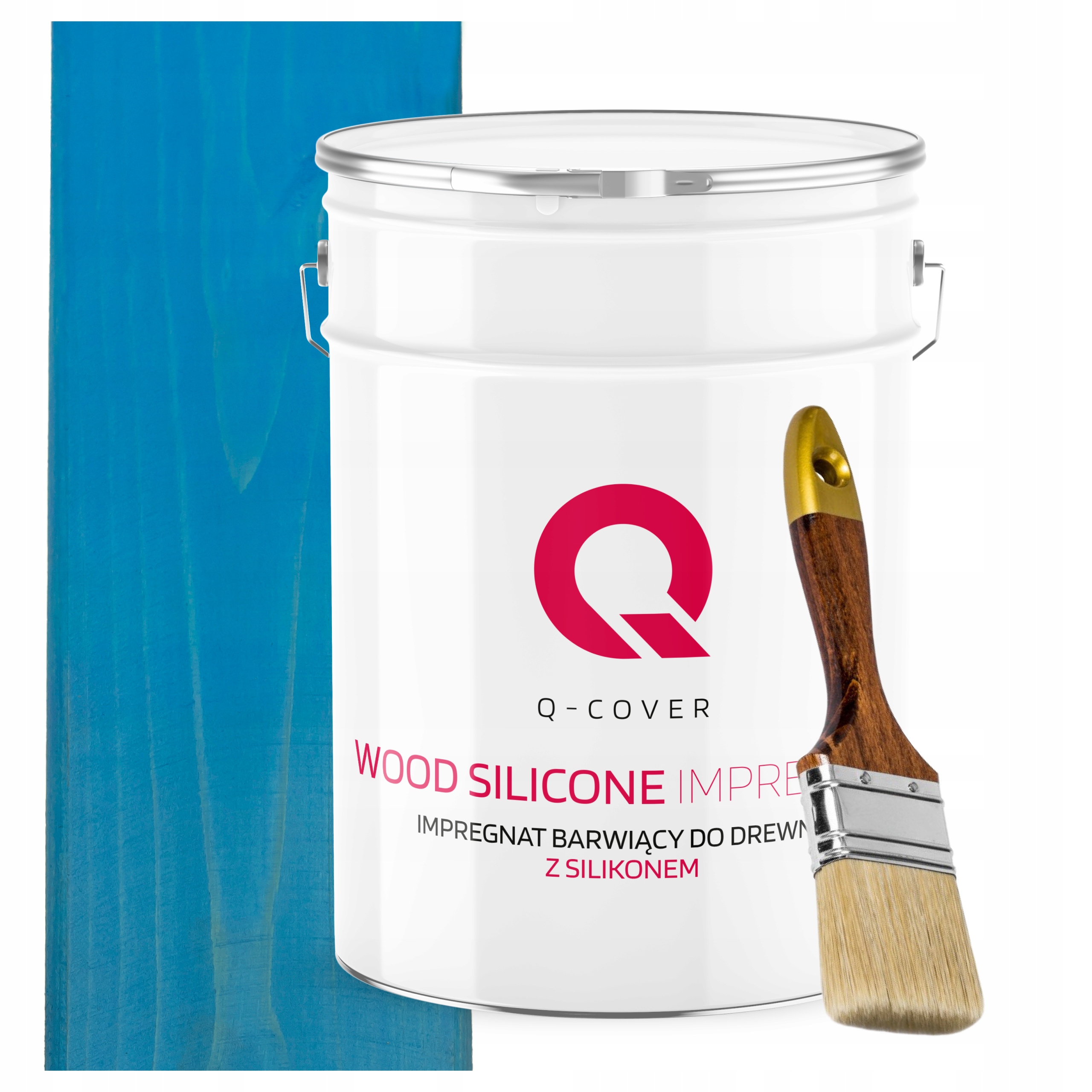 Impregnácia Na Drevo Farba So Silikónom Chron Farby Uv Modrá 10L Darček