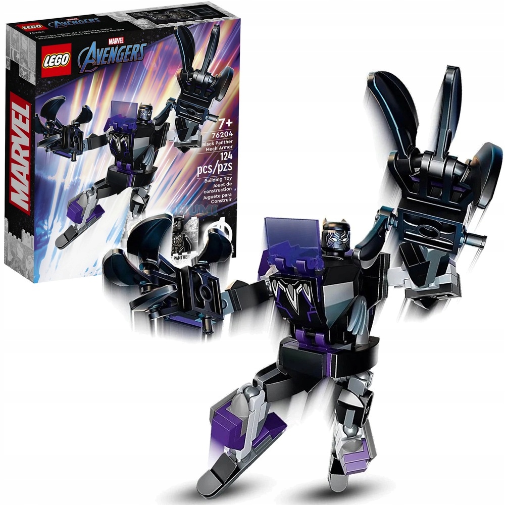 LEGO MARVEL 76204 FIGURKA ROBOT CZARNA PANTERA Marka LEGO