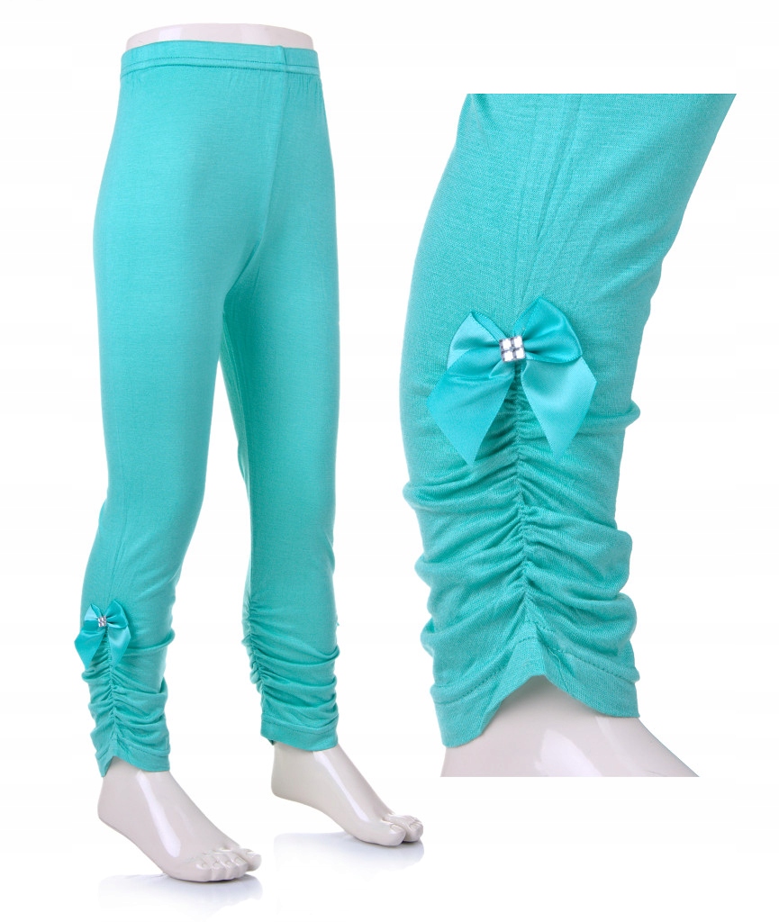 

Bawełniane Legginsy Z Kokardkami Getry 104-110