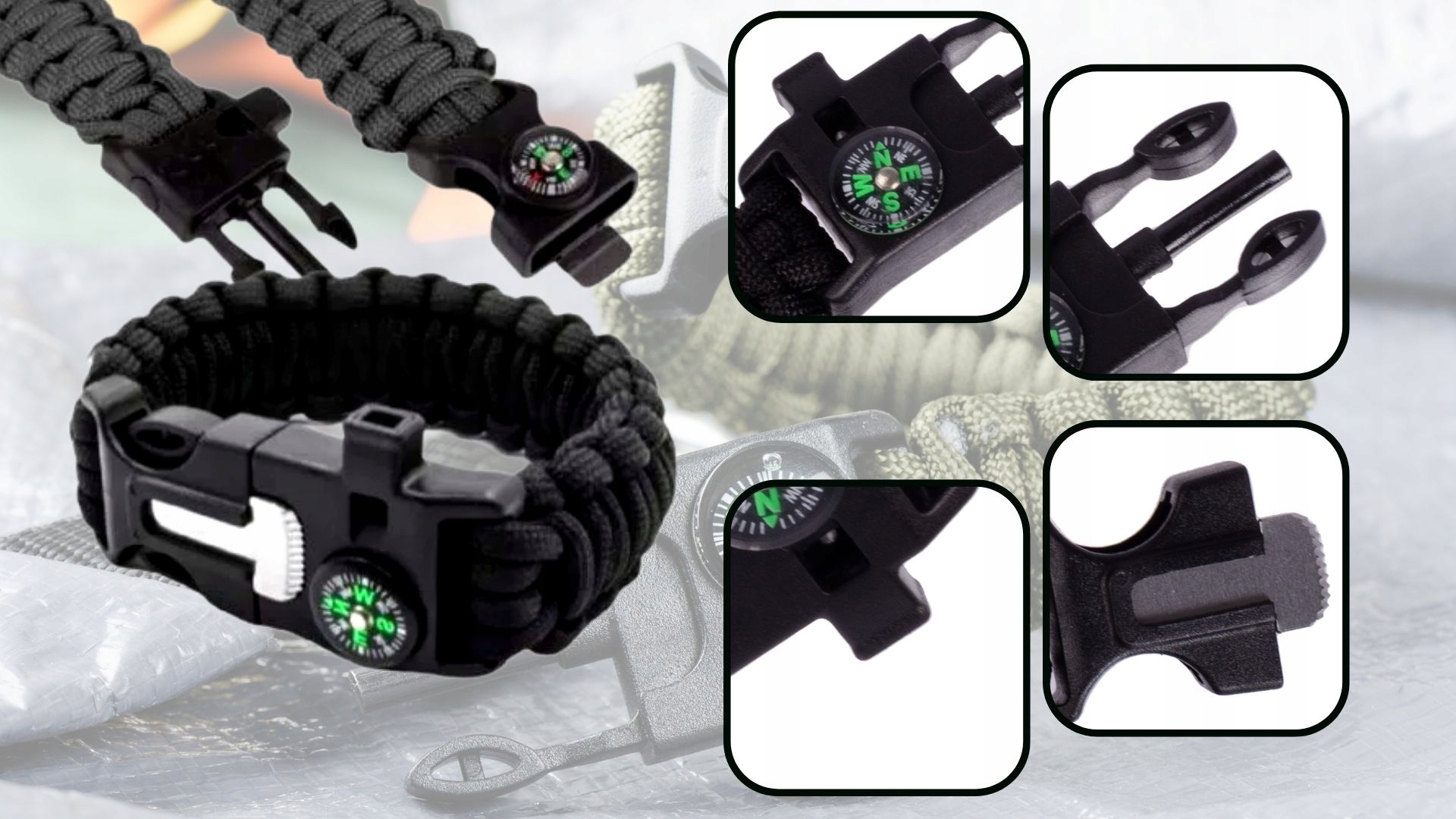 FOLIA ŻYCIA TERMICZNA KOC ZESTAW PRZETRWANIA SURVIVALOWY NAMIOT RATUNKOWY Stan opakowania oryginalne