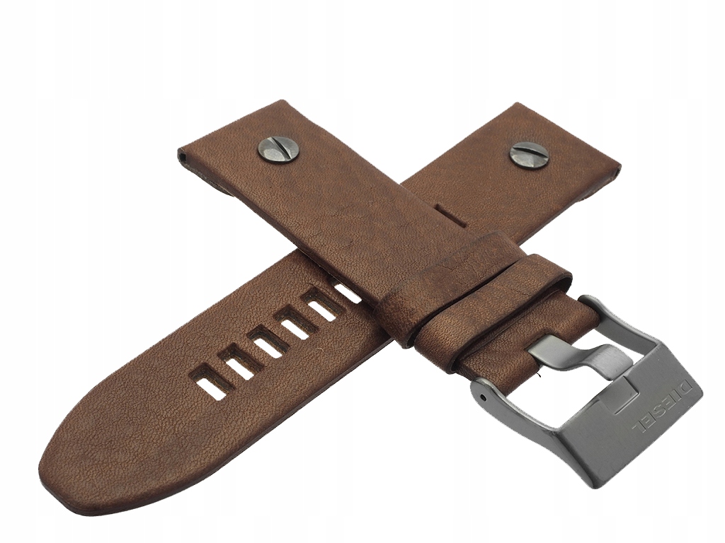 Pasek DIESEL DZ7258 brązowy skórzany 24 mm Kod producenta DZ7258