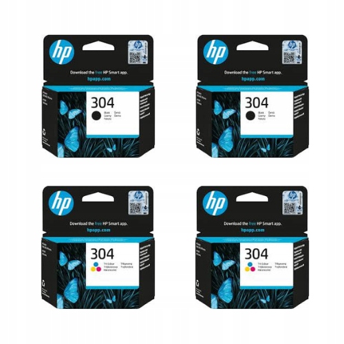 2x Inkoust Hp 304 Černý N9K06AE 2x Inkoust Hp 304 Barva N9K05AE