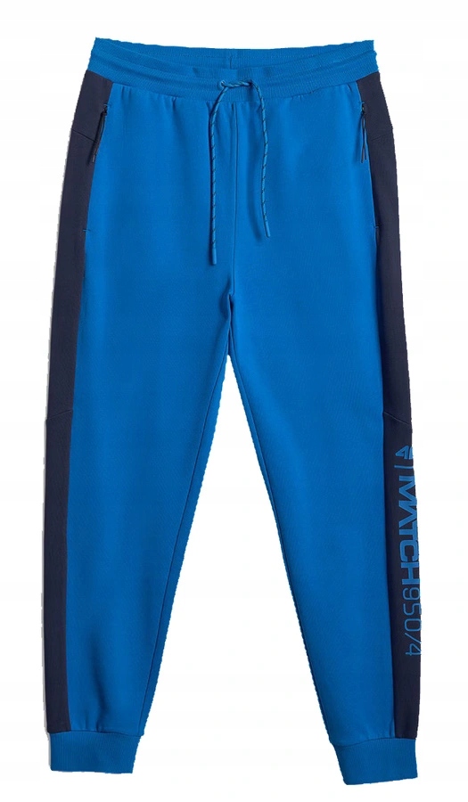 Spodnie dresowe 4F Męskie joggery niebieskie L