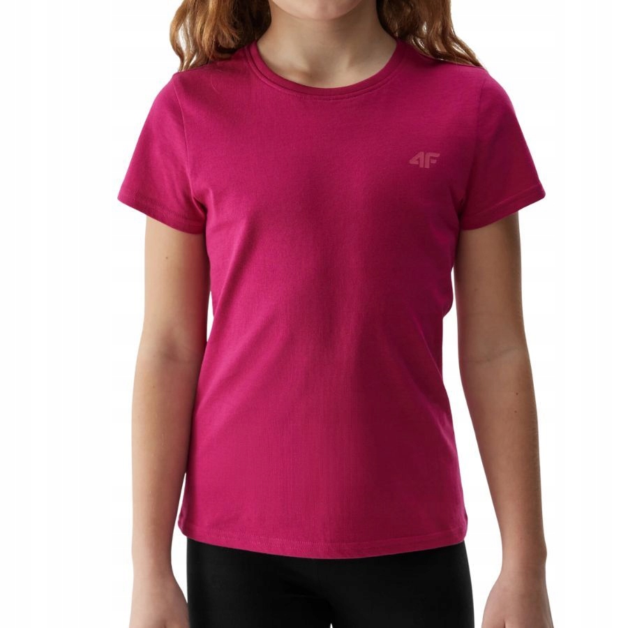 KOSZULKA DZIEWCZĘCA 4F DZIECIĘCA T-SHIRT SPORTOWA NA CO DZIEŃ Kod producenta 4FJWSS24TTSHF1110-53S-122