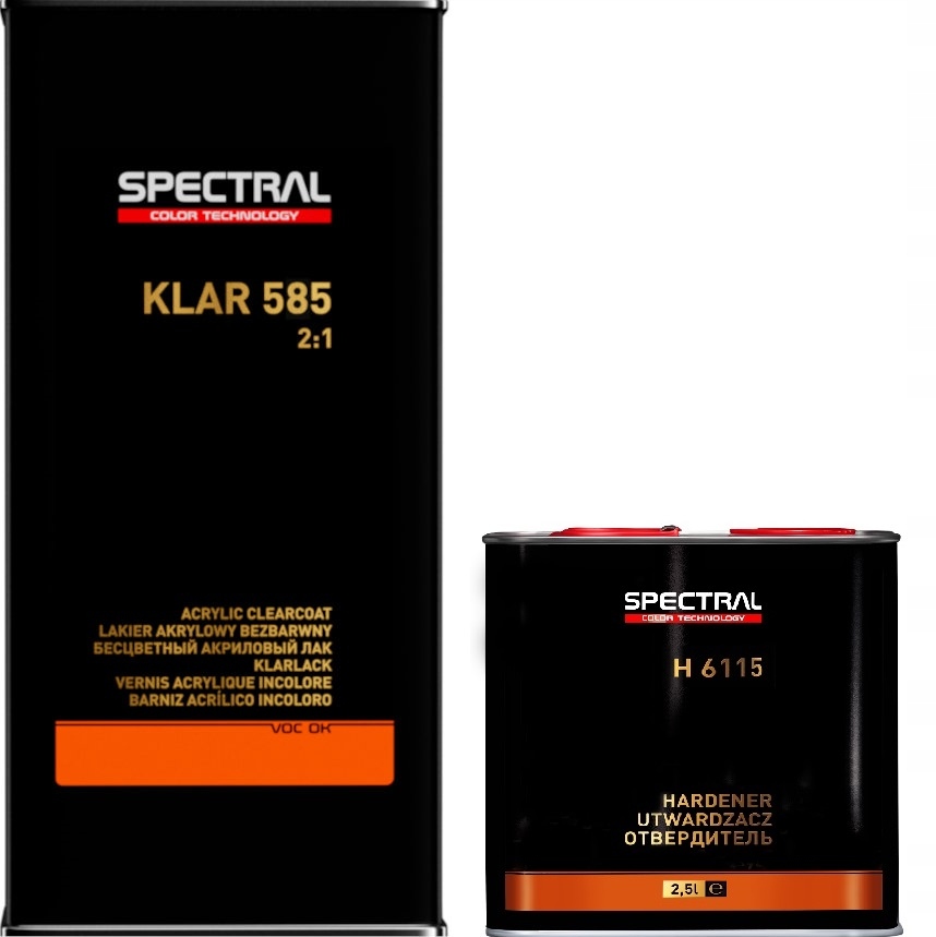 

Spectral Klar 585 Lakier Bezbarwny 2:1 7,5l