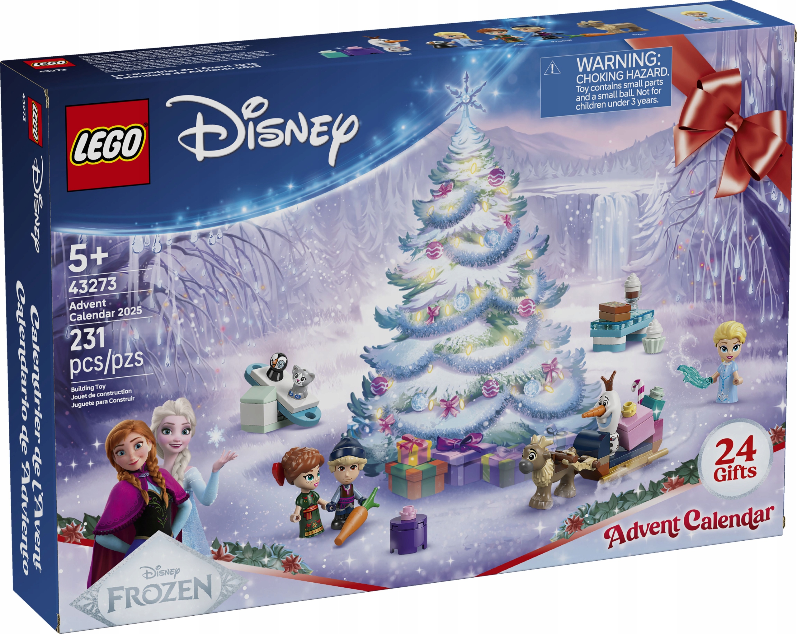 stavebnice Lego Disney Princess Adventní Kalendář Vánoční 43273