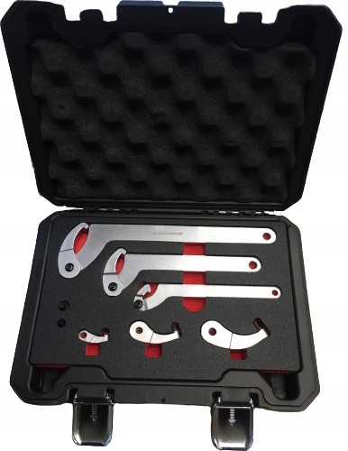 Quatros Zestaw Kluczy Hakowych 35-120mm