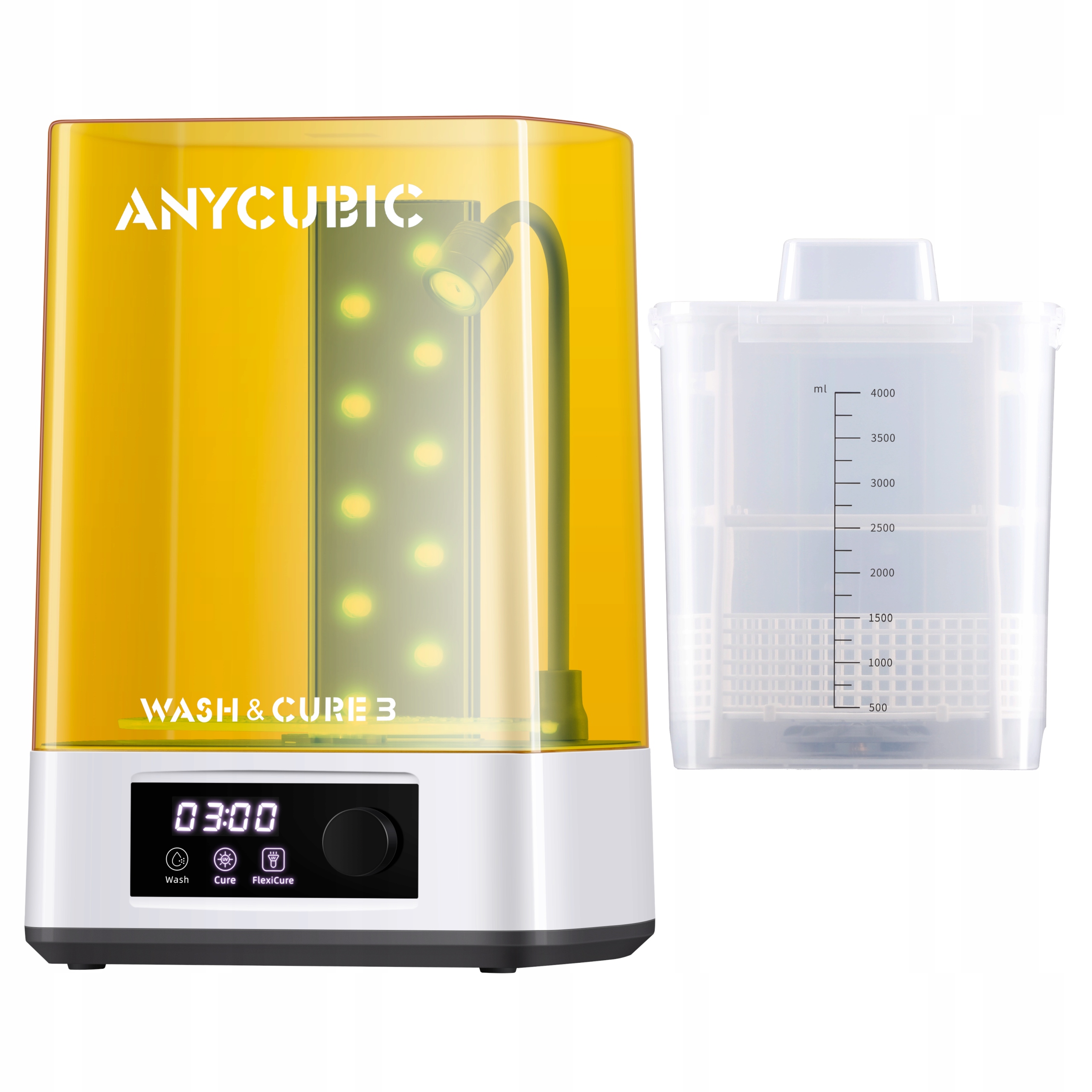 Anycubic Wash & Cure 3 zariadenie na vytvrdzovanie umývania a sušenia výtlačkov