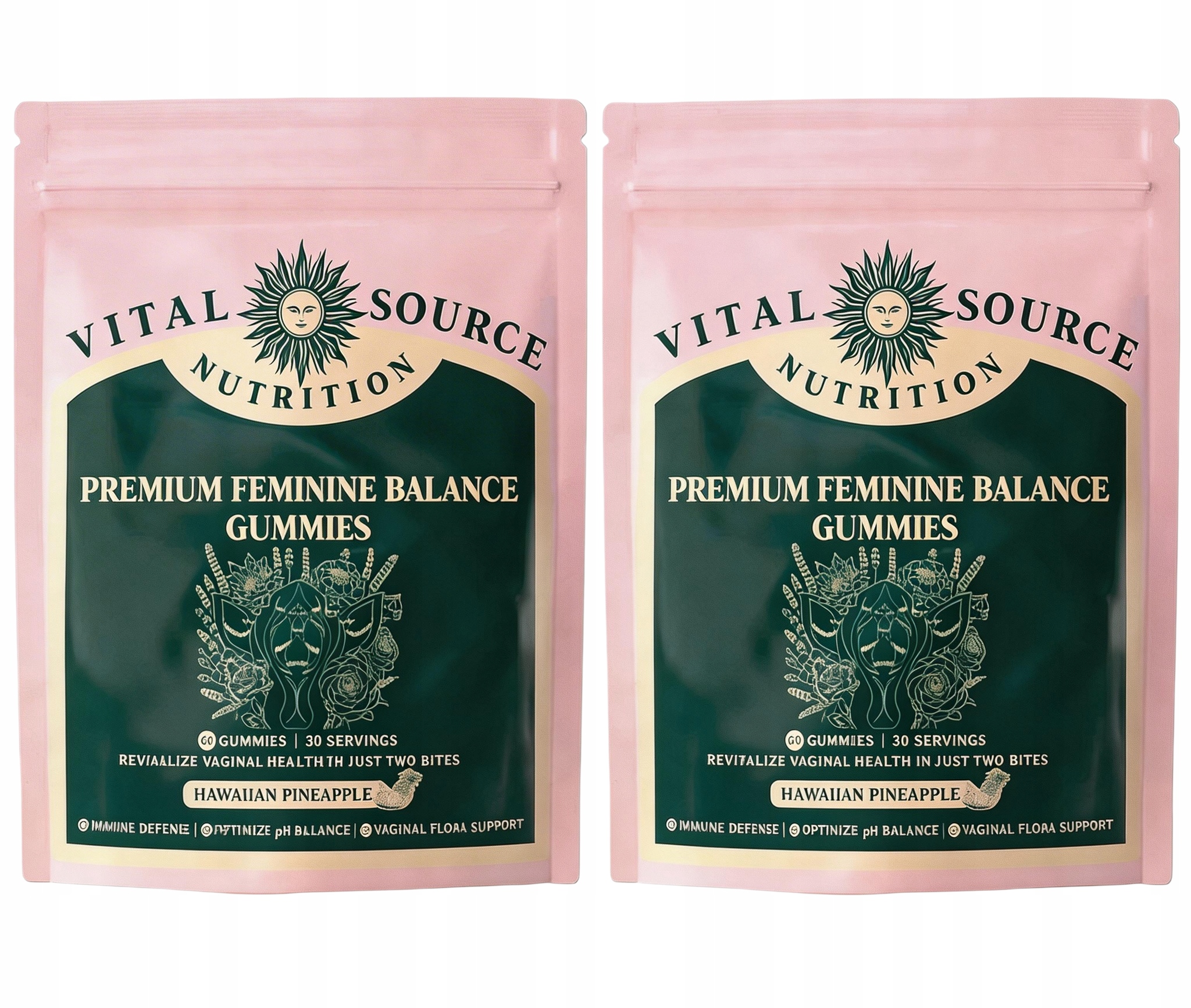 Vital Source Nutrition - Premium Żelki na Równowagę Kobiecą - 120 sztuk