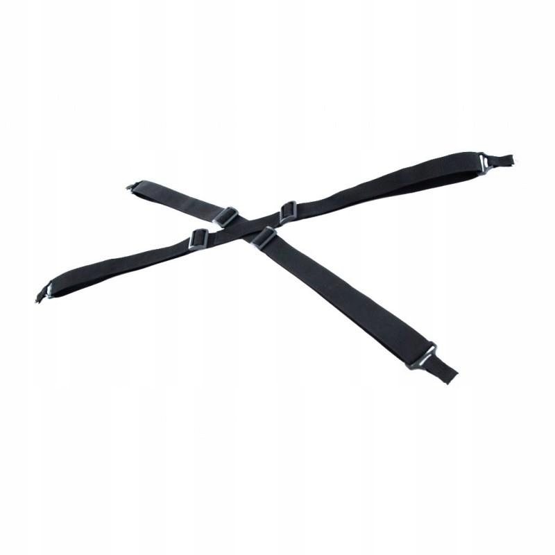 Pasek szelki do bębna marszowego Belti BM4C czarny