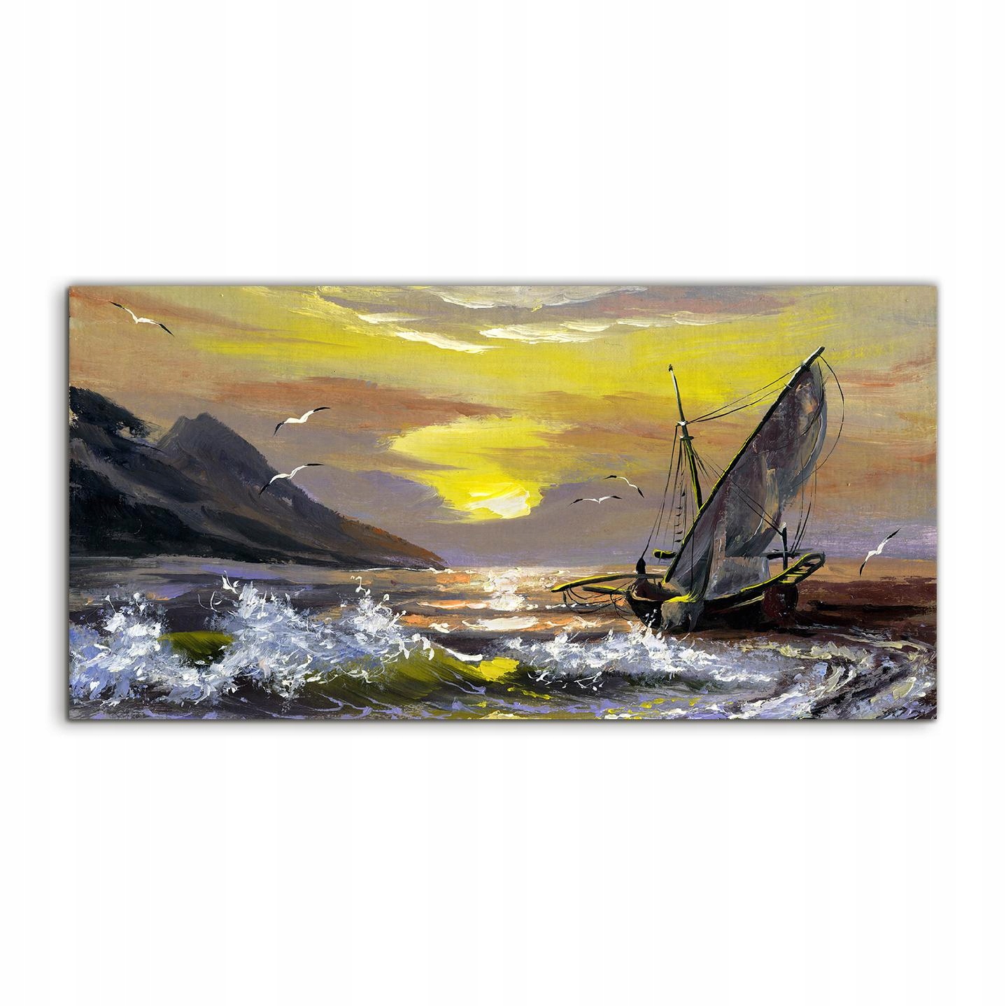

Fotoobraz 120x60 nowoczesny Morze Statek Krajobraz