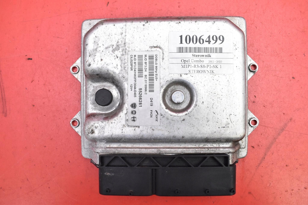 control unit of the engine 55266281 MJD8F3D4 OPEL COMBO D 1.3 CDTI 90 KM 11-20