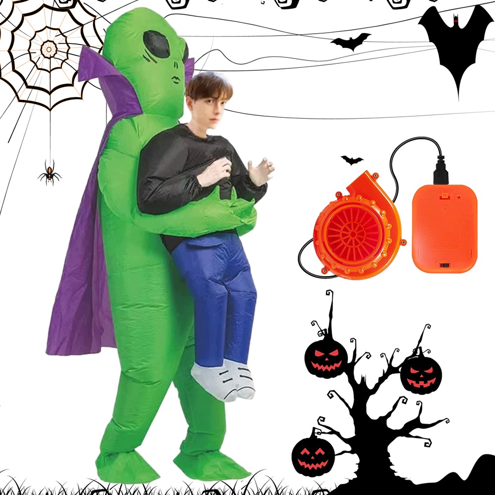 Nafukovací kostým mimozemšťana Bedee s ventilátorem na Halloween jako Dárek
