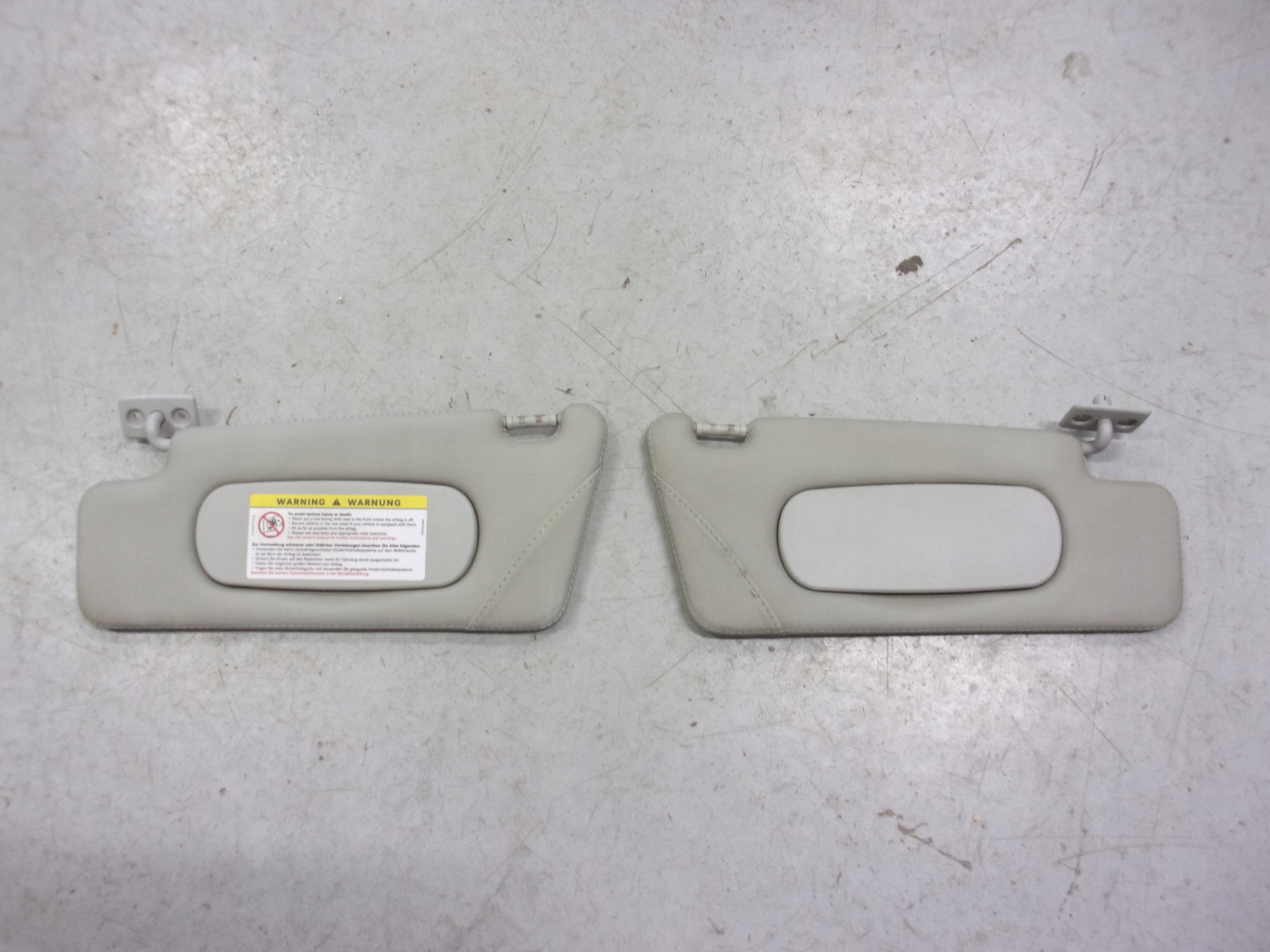 MERCEDES R230 SL 500 visor visors covers leather 2308100710