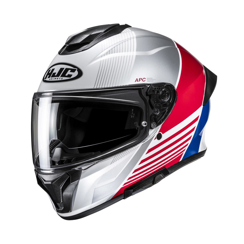 Motocyklová Prilba Hjc C71 Morix White Red L