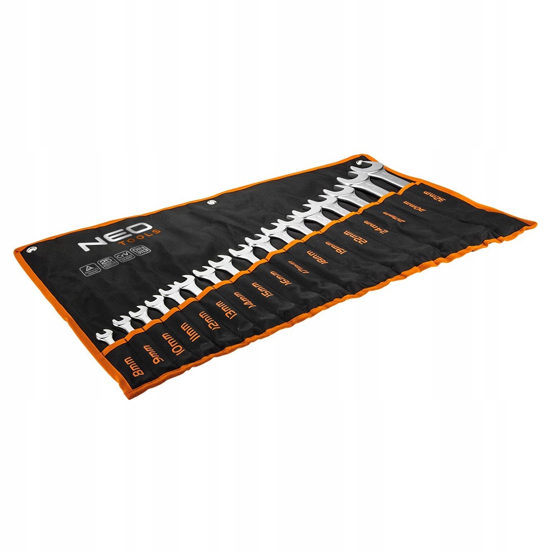 Neo Tools Plocho-očkové Kľúče 8-32 MM, Sada 17 09-753