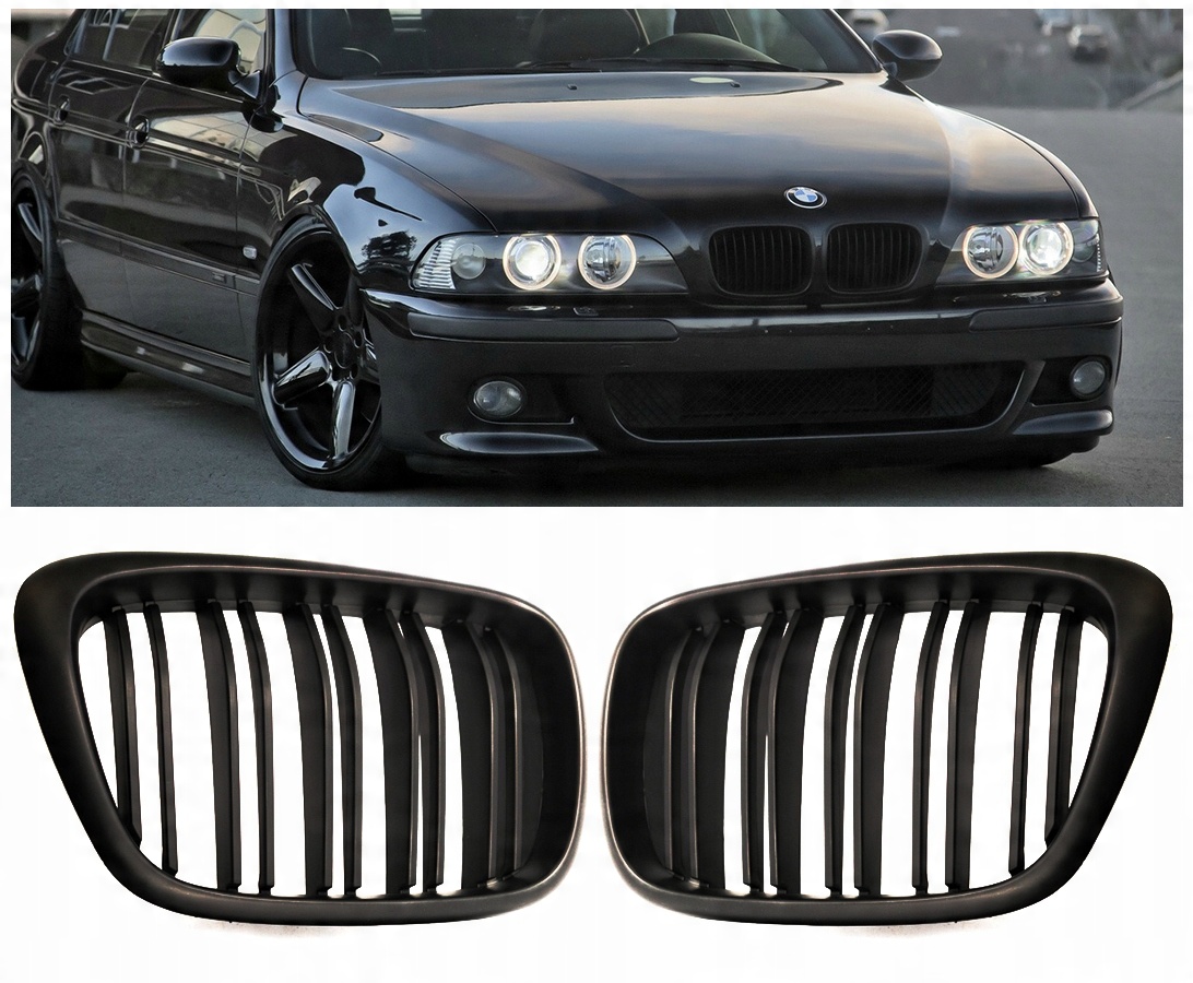 

Bmw 5 E39 Nerki Atrapa Grill Nowe Po Lifcie Matowe