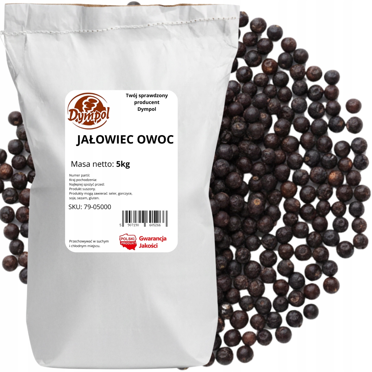 Levně Jalovec Plod Jalovce Aromatické přírodní Koření Kvalita Dympol 5 kg