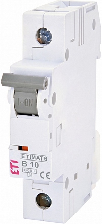 

Wyłącznik instalacyjny 1P B 10A 6kA 002111514 Eti