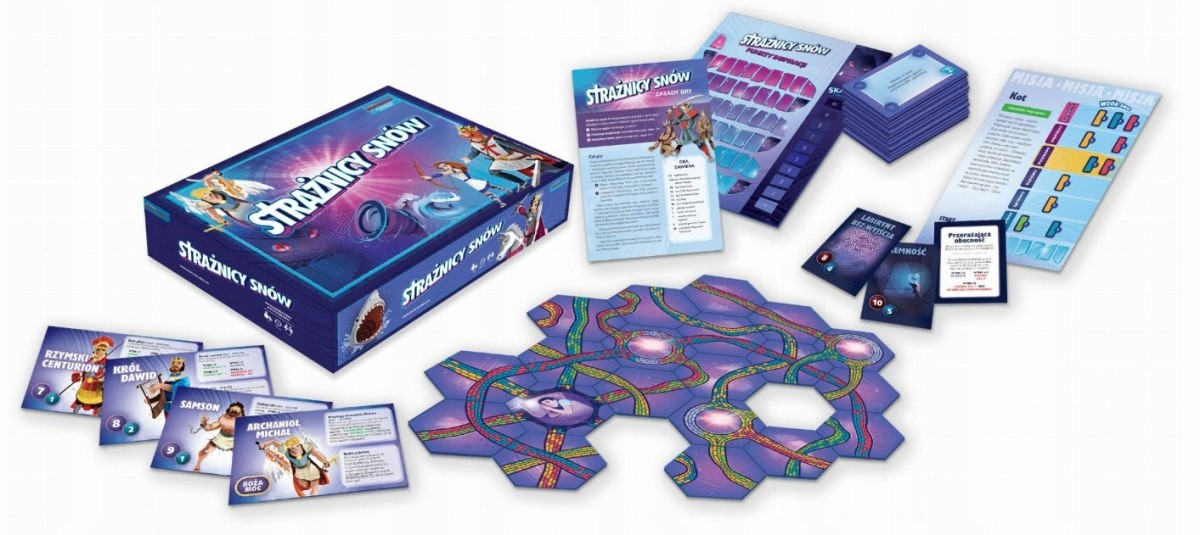 Strażnicy Snów Dziecięca Gra Planszowa Towarzyska Planszówka Familijna Gra