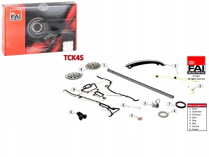 Sada Rozvodového Řetězu Opel Dohc Agila Astra Com