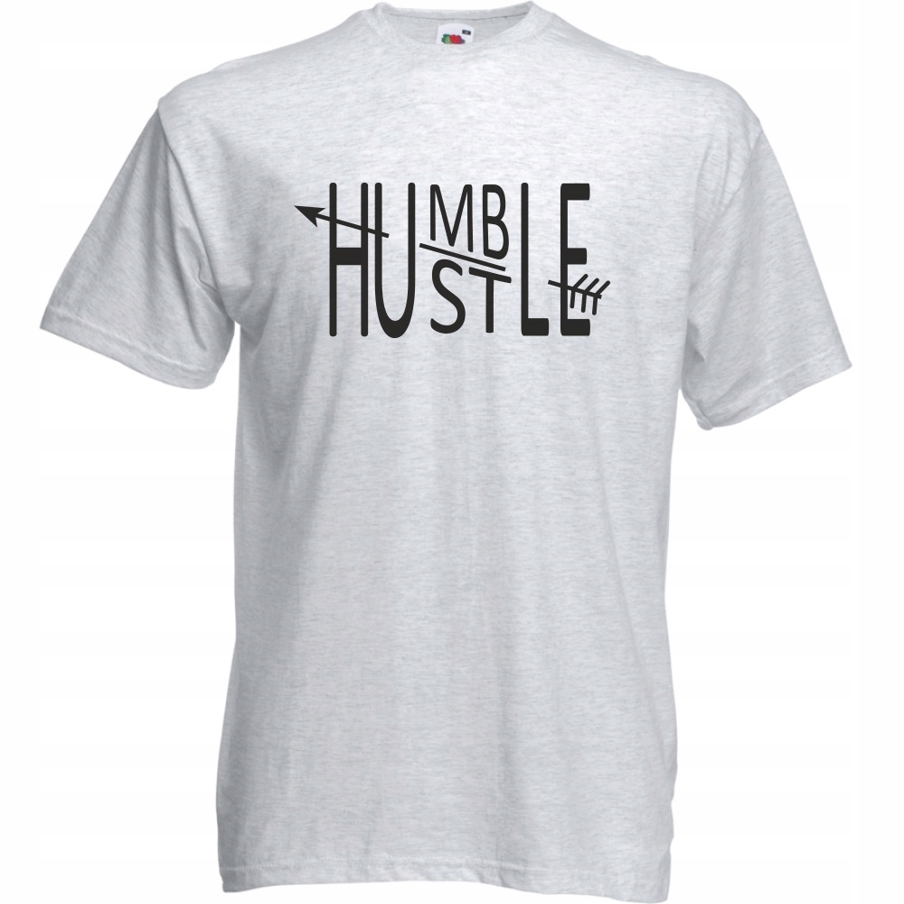 

Koszulka humble hustle młodzieżowa S ash szara