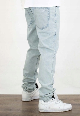 Kalhoty Mass Tapered Fit Signature 2.0 světle modré