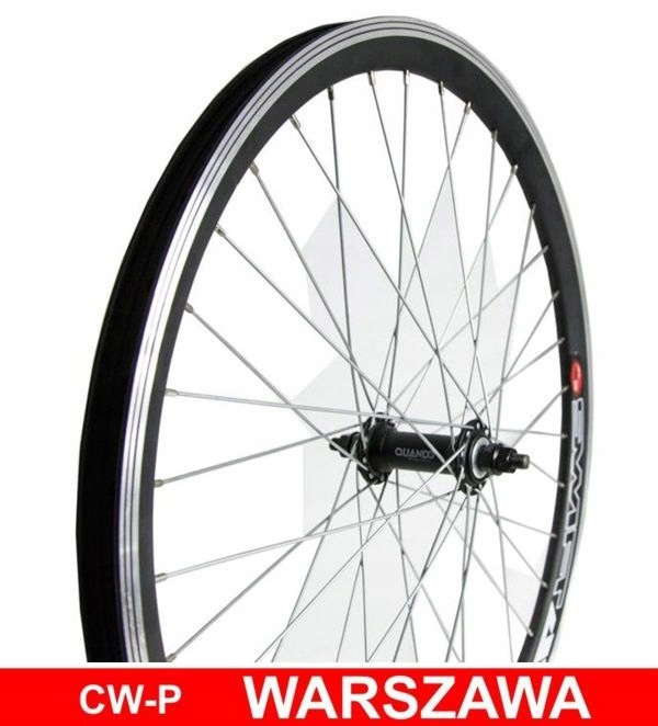 Koło 24 cale PRZÓD obręcz ALU STOŻEK Quando CZARNE Marka Stars Circle