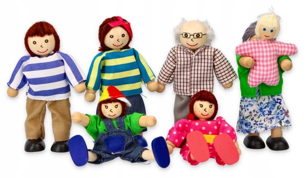

Pomysł na prezent Lalki do domku dla lalek Lelin