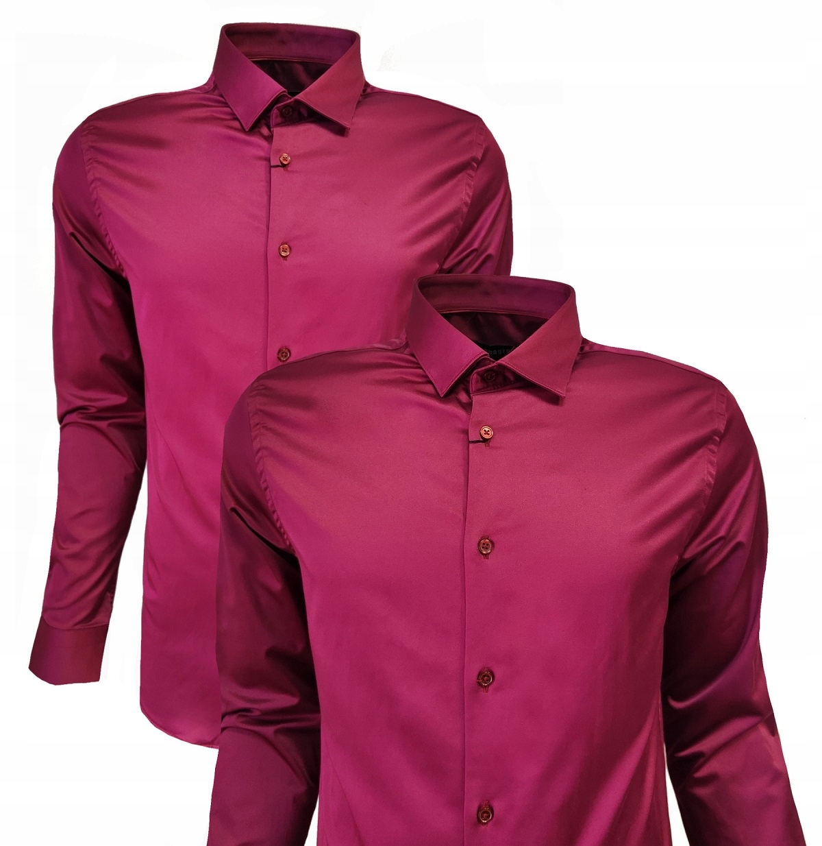 Pánská Košile Casual Fit-regular Bordo 4XL