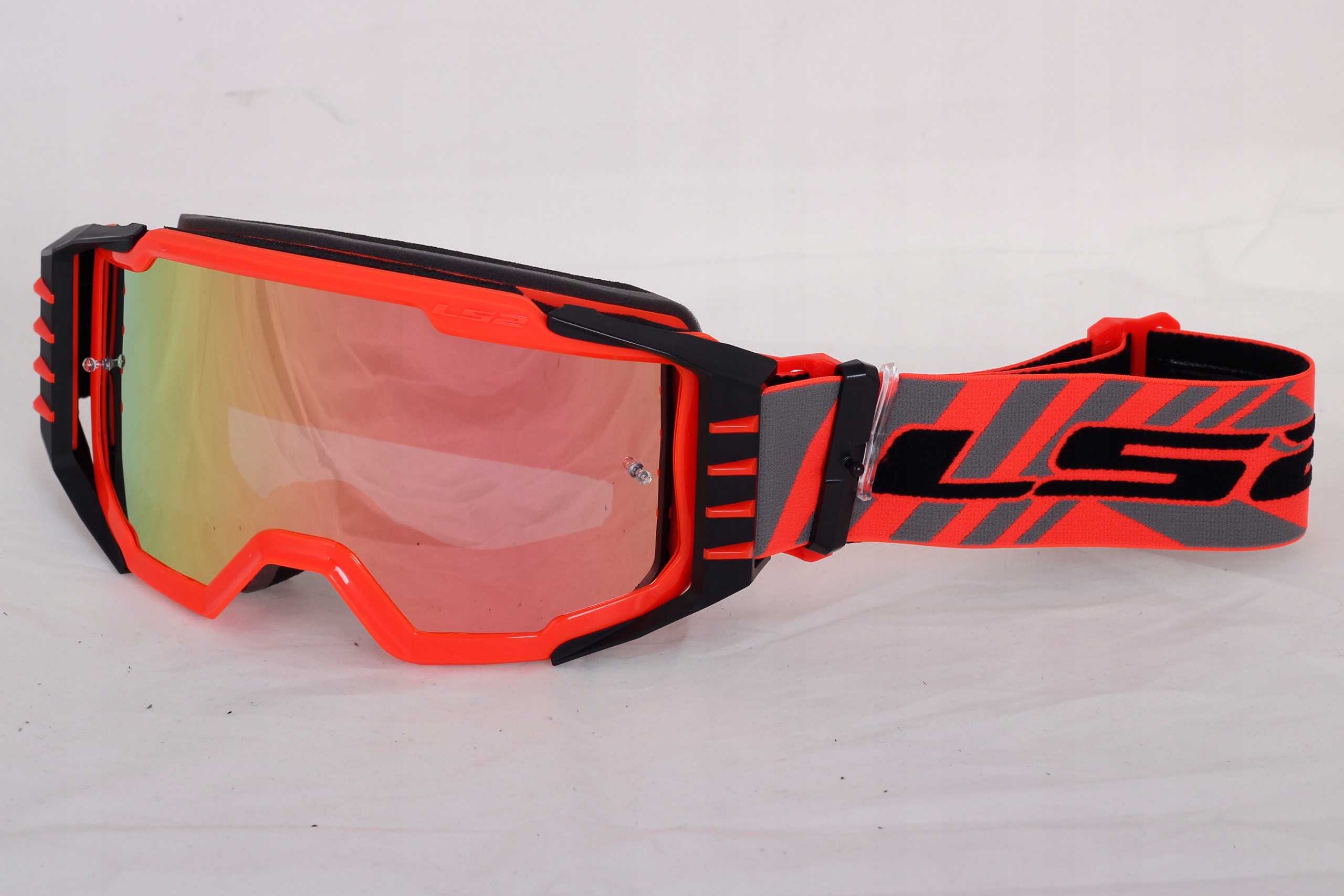 GOGLE CROSS ENDURO MOTOCROSS ATV LS2 CHARGER PRO ORANGE 2 szybki + zrywki Producent LS2