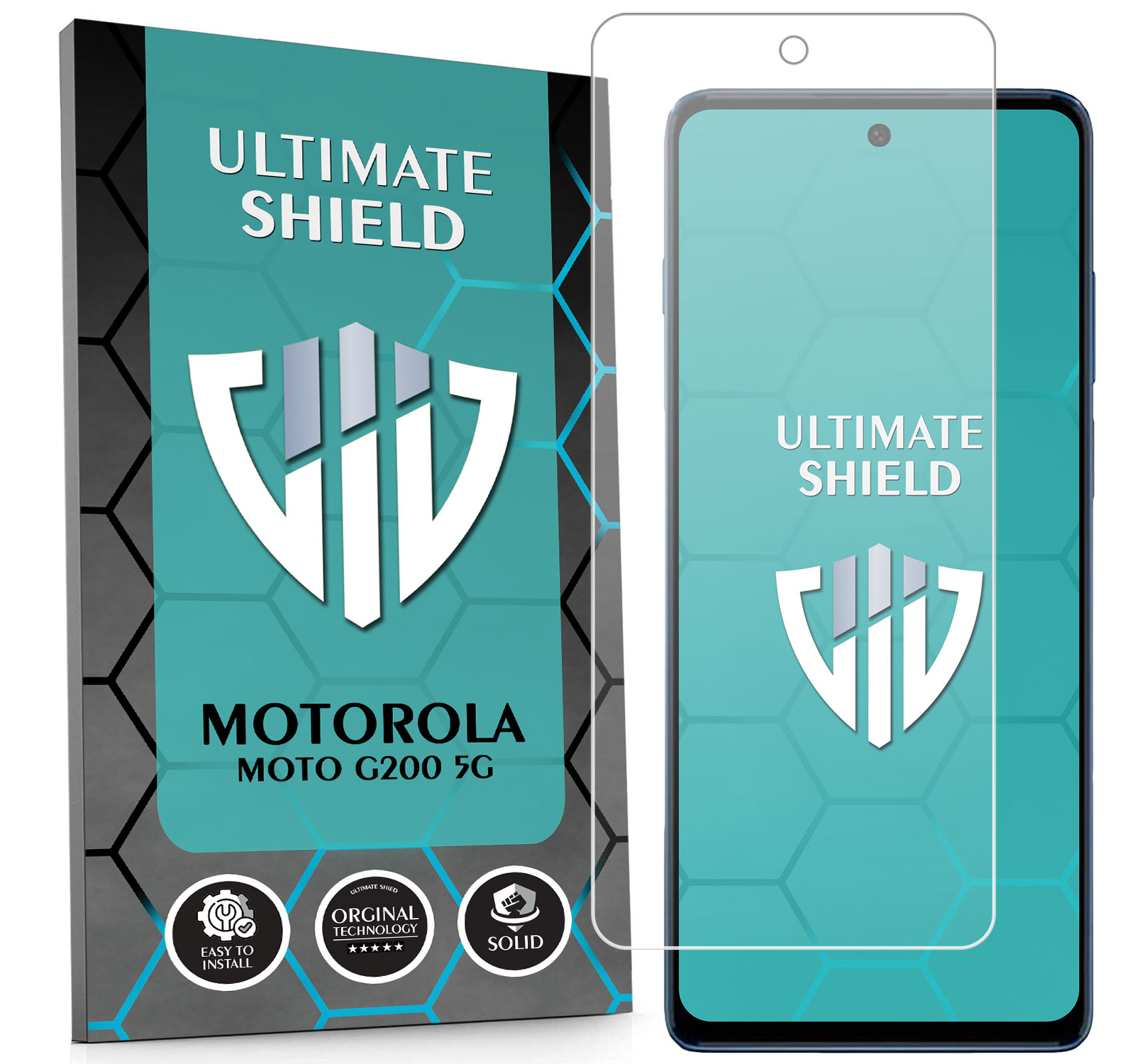 Sklo 3x Displej 7x Fotoaparát Rychlý Objektiv Pro Motorola Moto G200 5G