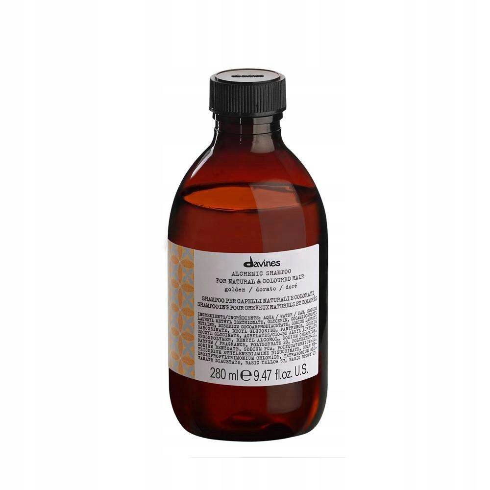 Szampon Davines Alchemic Golden podkreślający kolor włosów 280 ml