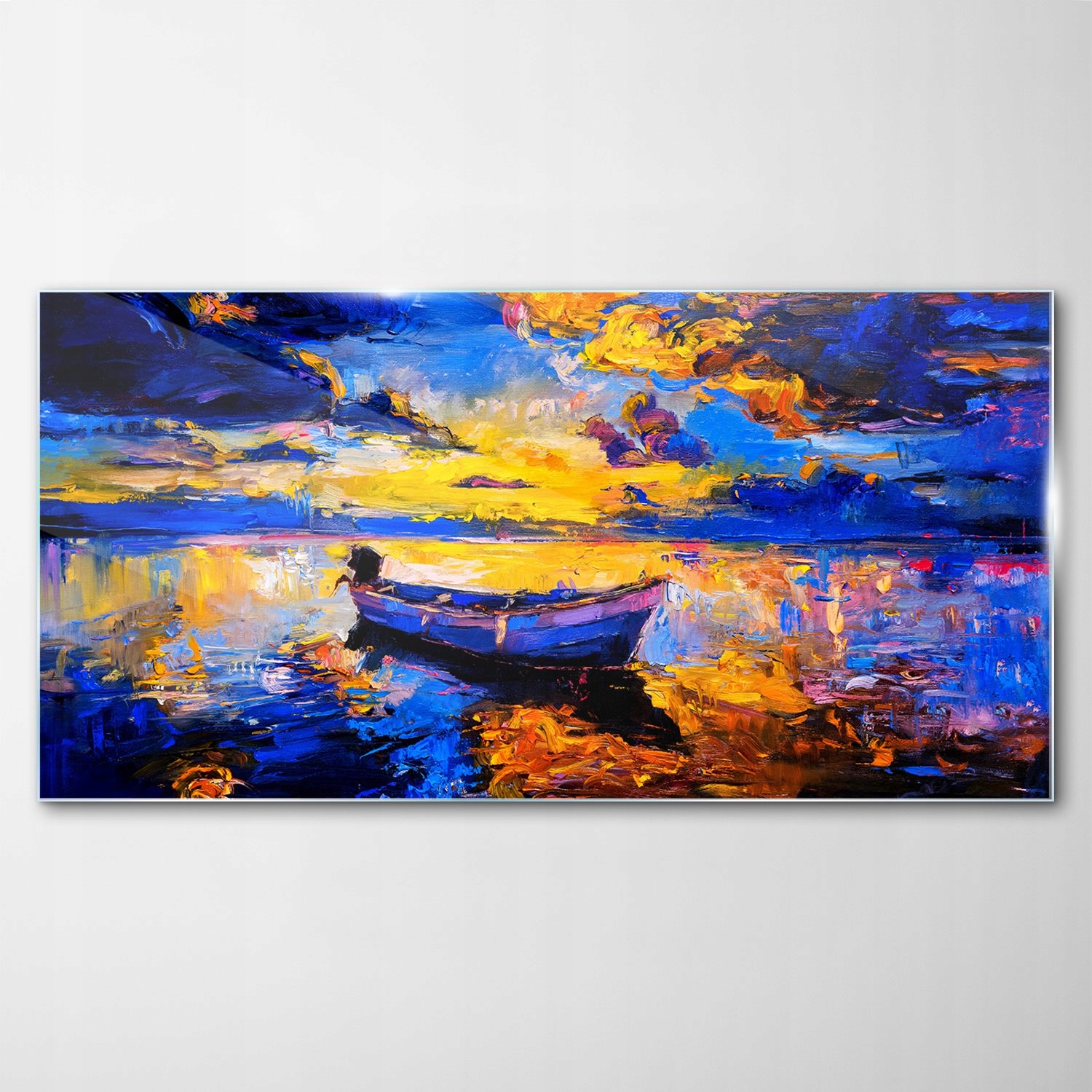 

Obraz na Szkle Dekor Woda Łódka Krajobraz 100x50