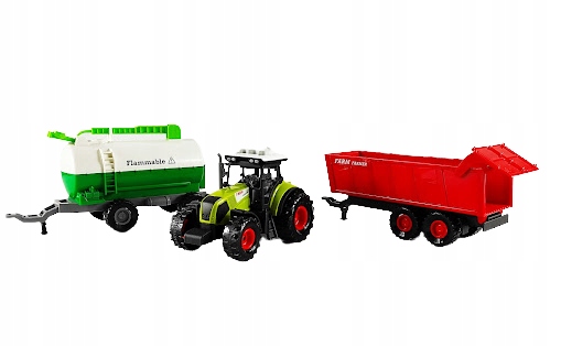 

Traktor przyczepa cysterna światło dźwięk 2w1