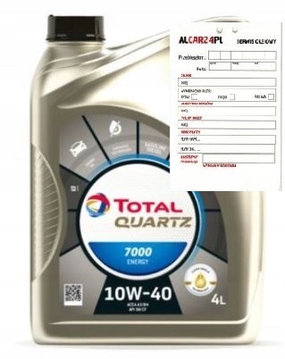 

Olej Total Quartz 7000 10W40 4L